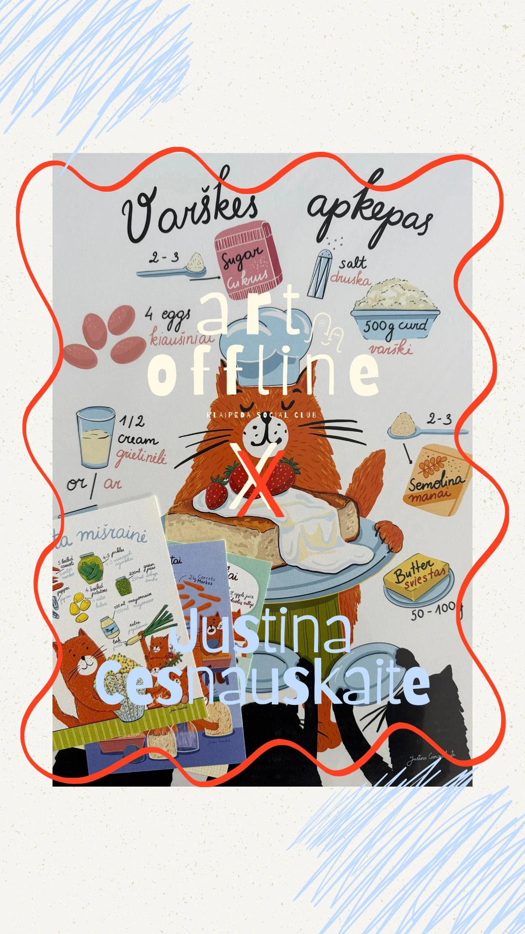 Justina Cesnauskaite – Art Offline kūrėjų pristatymo maketas