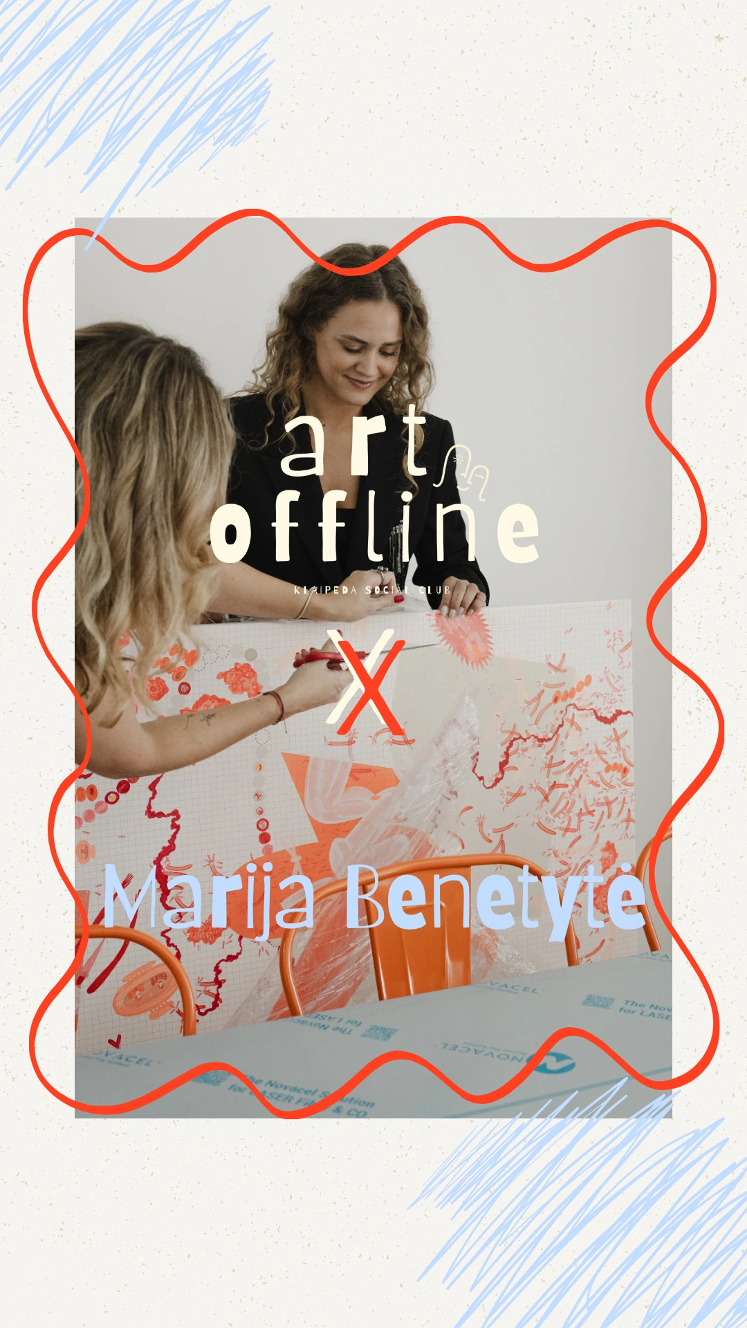 Marija Benetytė – Art Offline kūrėjų pristatymo maketas
