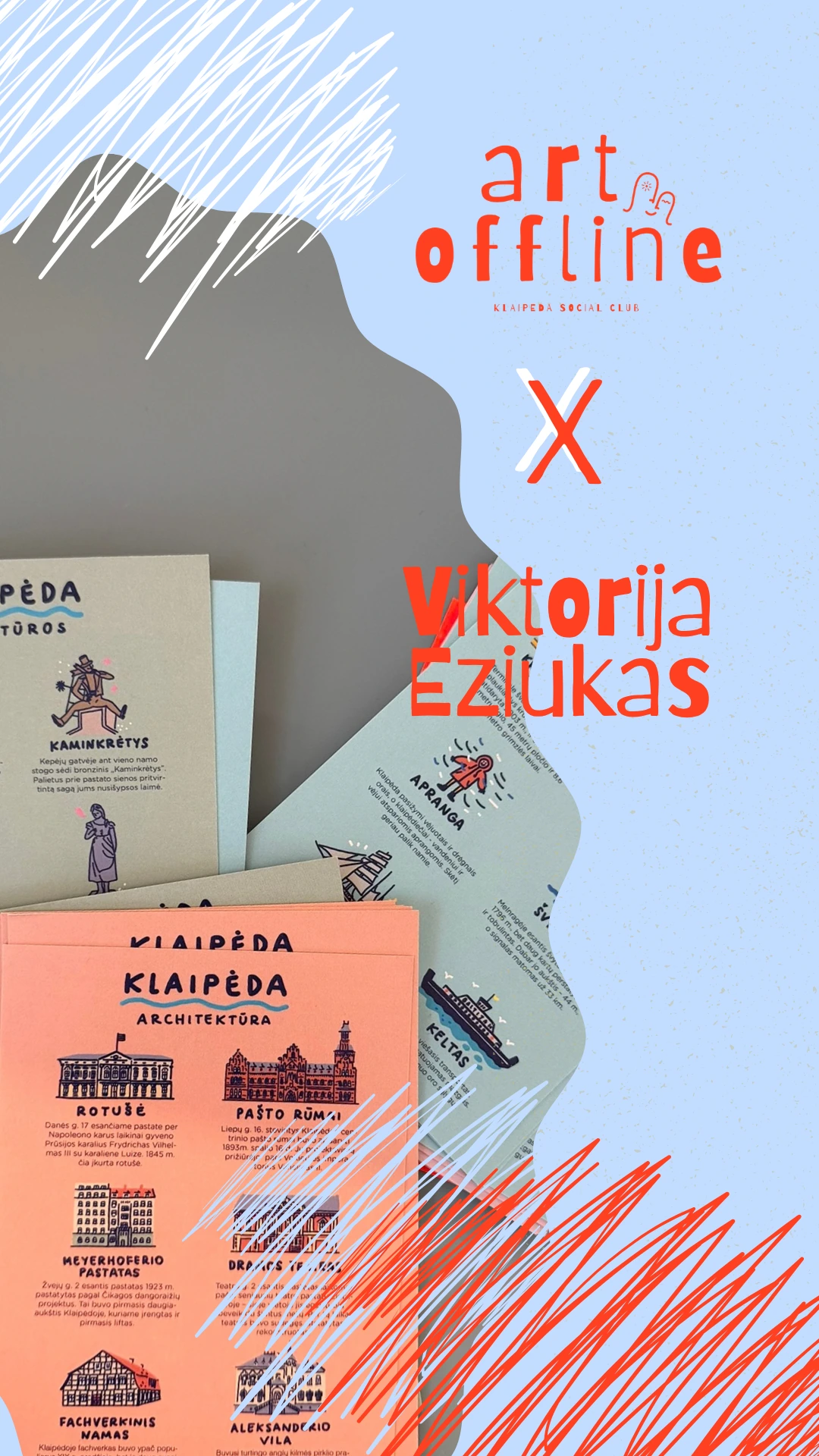 Viktorija Eziukas – Art Offline kūrėjų pristatymo maketas